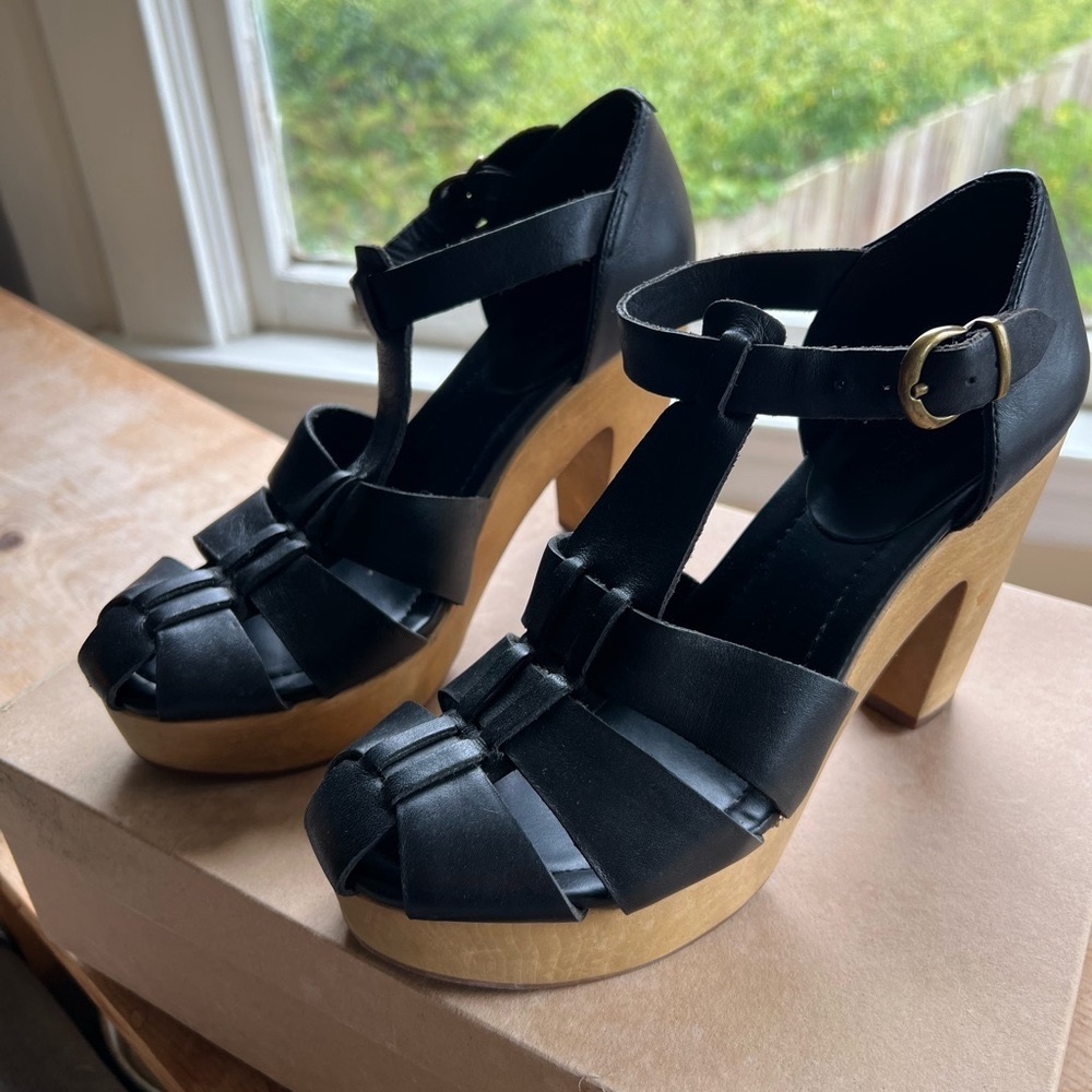 Madewell Leather Platform Sandals